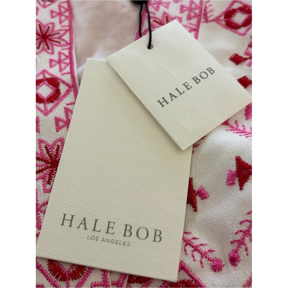 Hale‎ Bob Clary Embroidered Mini Dress XS New - Picture 7 of 9